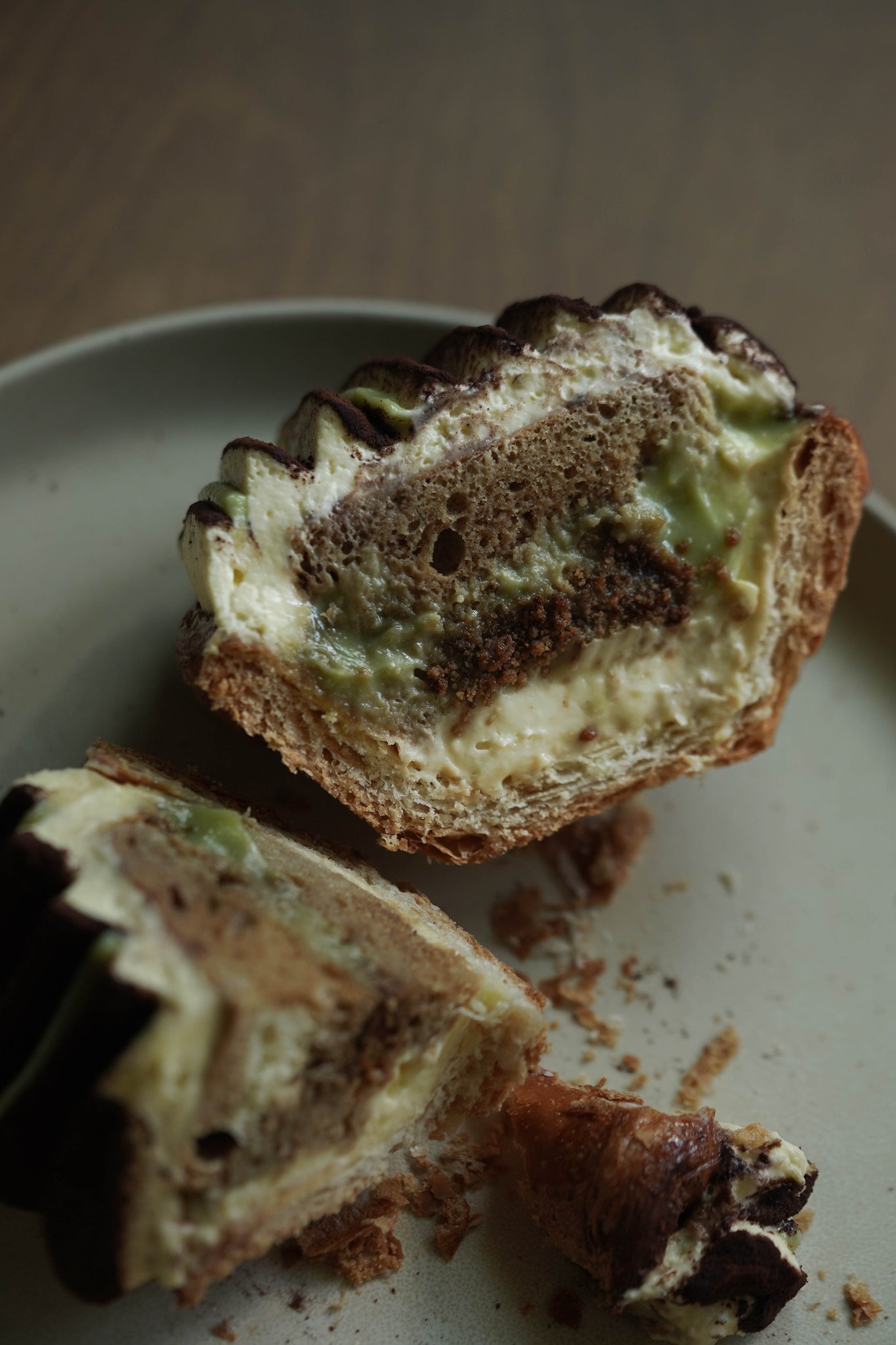 Pandan Tiramisu Tart